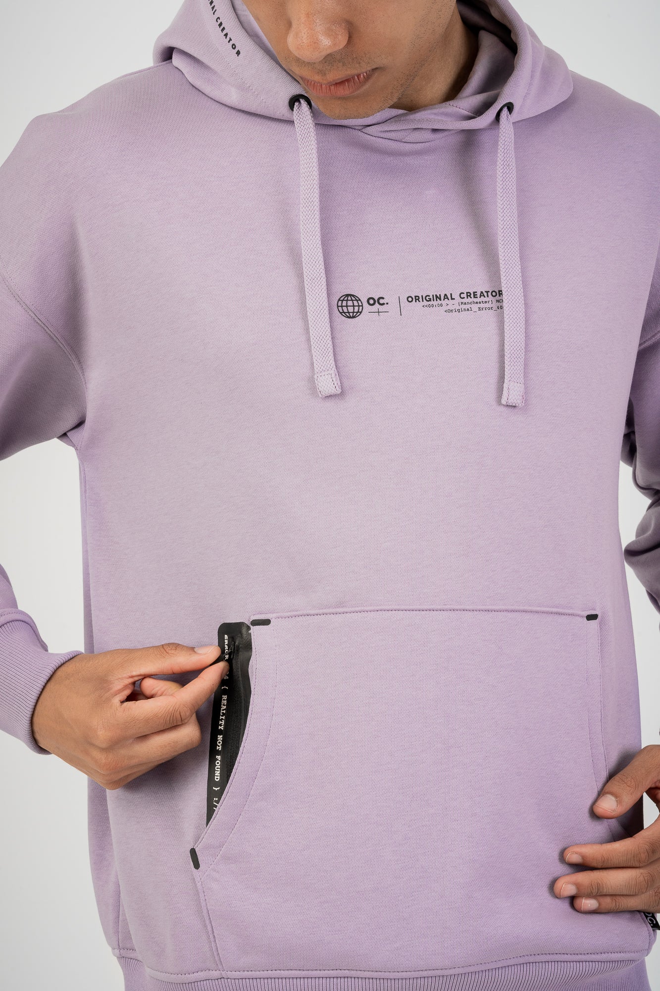 Metaverse Hoodie - Faded Lilac