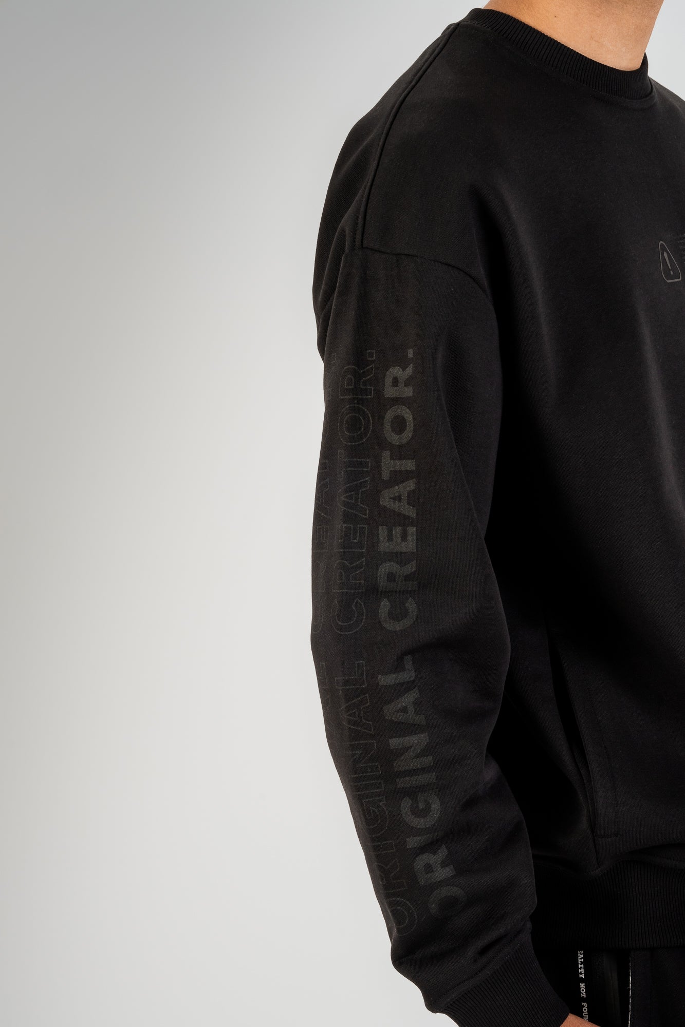 Error_404 Sweatshirt - Jet Black