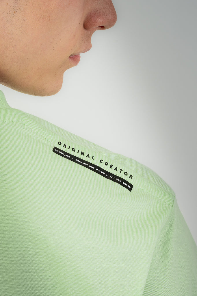 Computer Zip T-Shirt - Peppermint Green