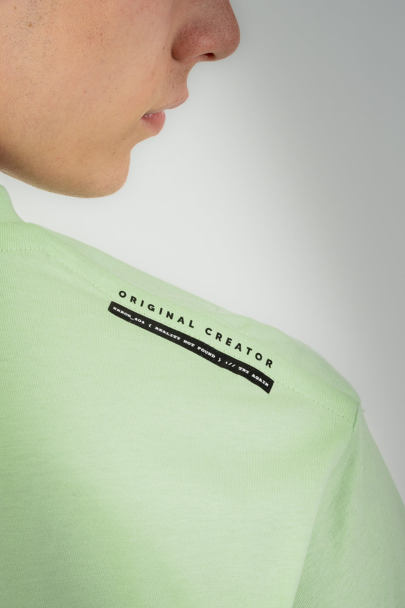 Computer Zip T-Shirt - Peppermint Green