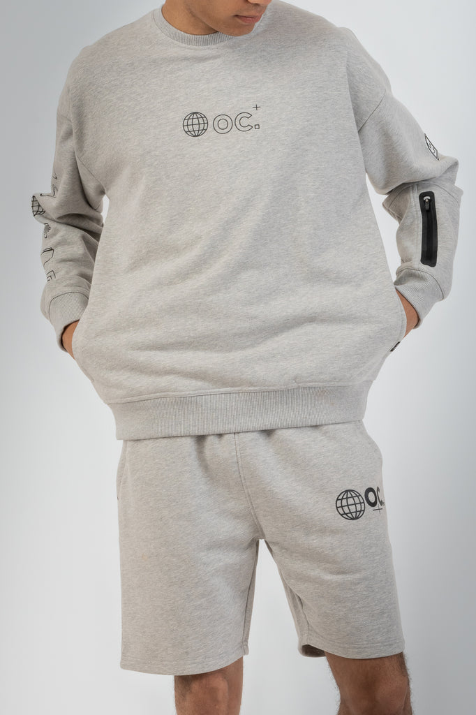 Globe Sweatshirt - Granite Grey