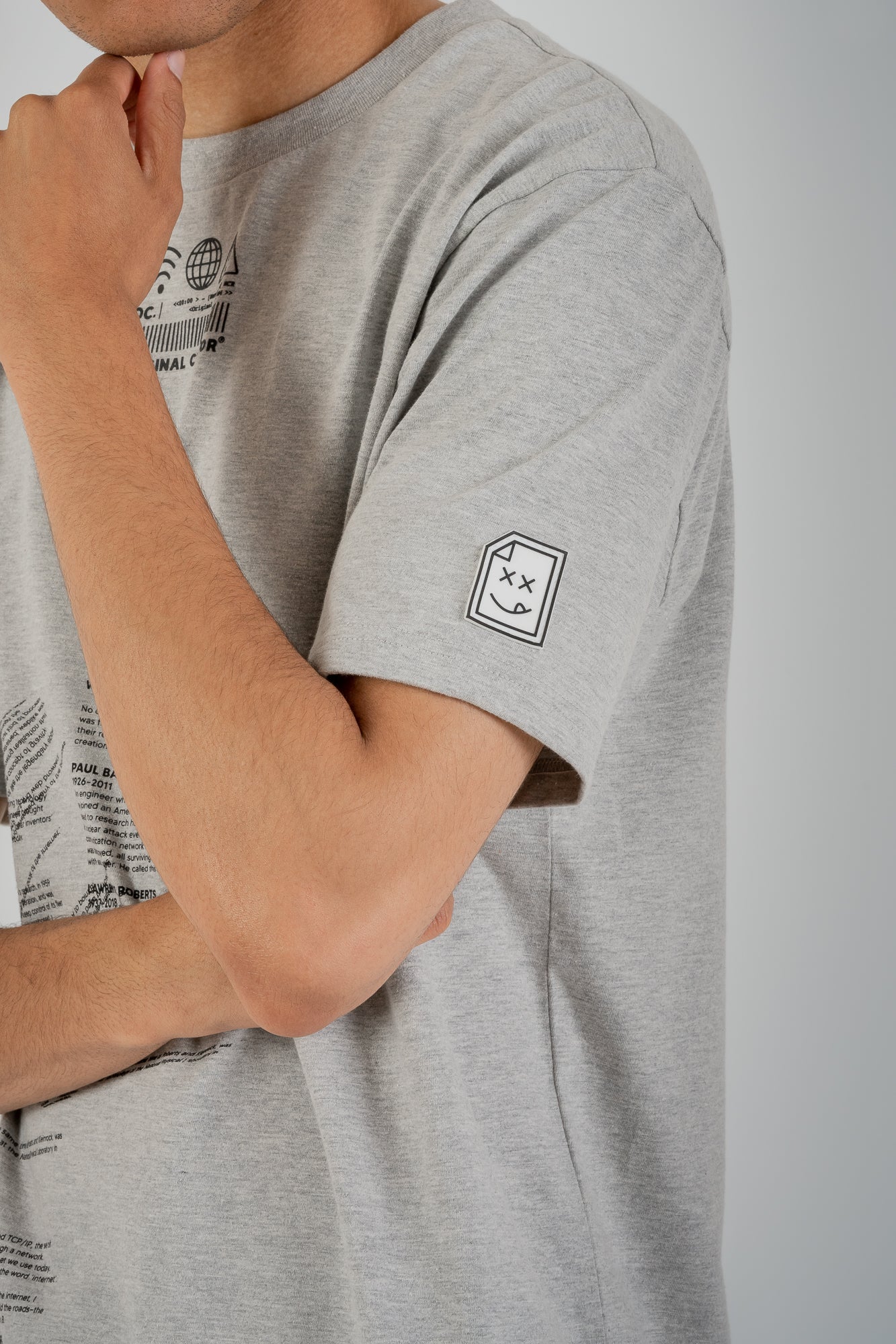 Internet T-Shirt - Granite Grey