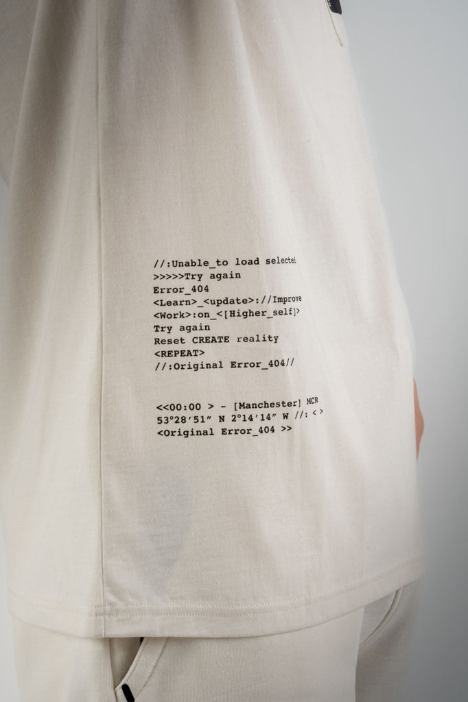 HTML Zip T-Shirt - Off white