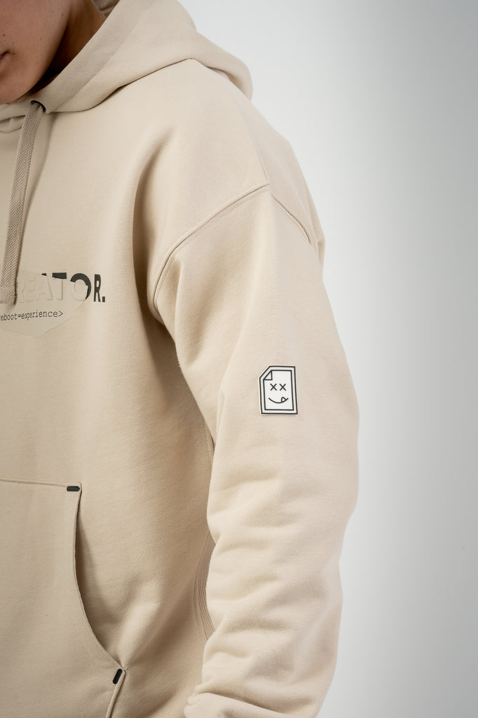 Error_404 Hoodie - Sand Stone