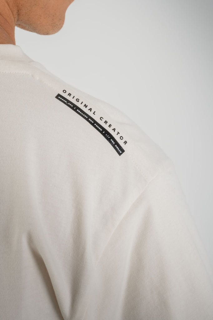 OC. Layered Sleeve T-Shirt - Off White