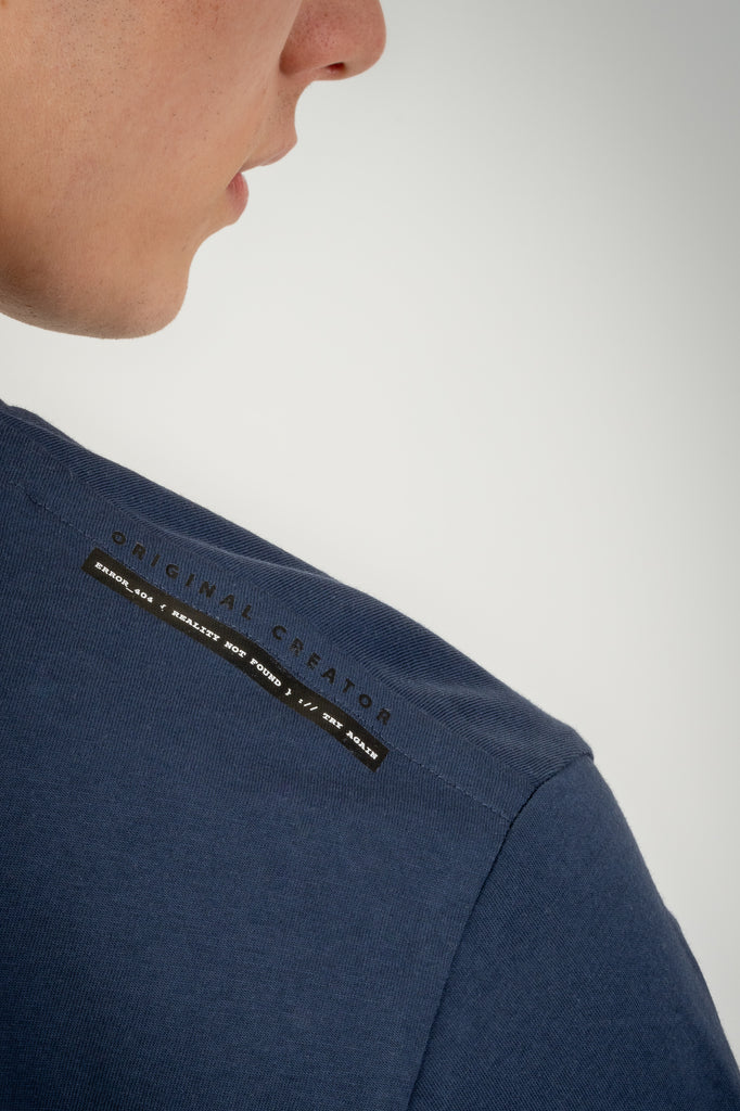Error_404 Long Sleeve T-Shirt - Midnight Blue