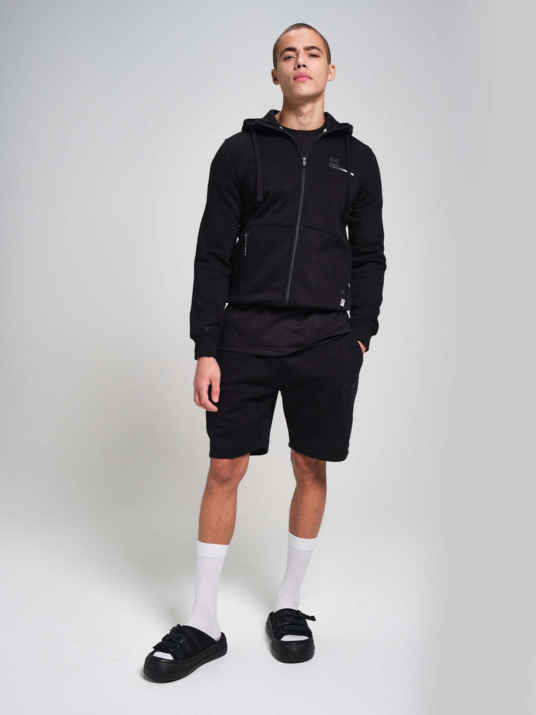 Zip Hoodie - Black