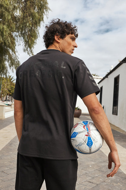 Football T-shirt - Jet Black