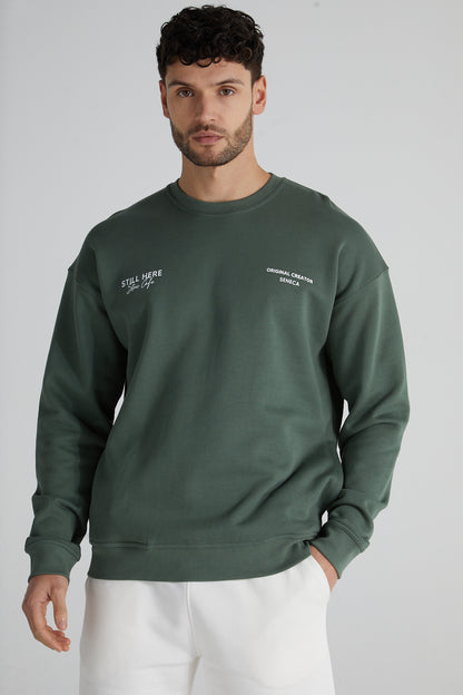 Stoic Sweatshirt - Hunter Green