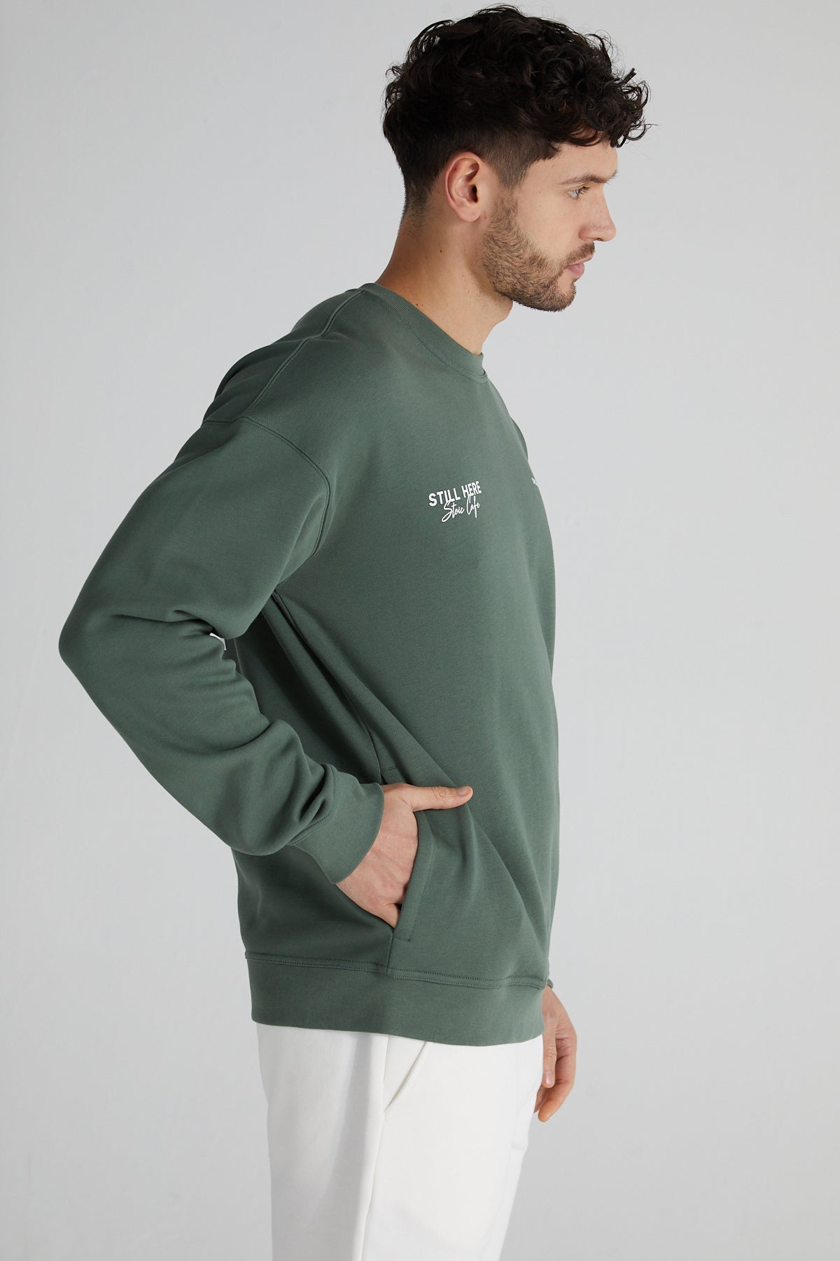 Stoic Sweatshirt - Hunter Green
