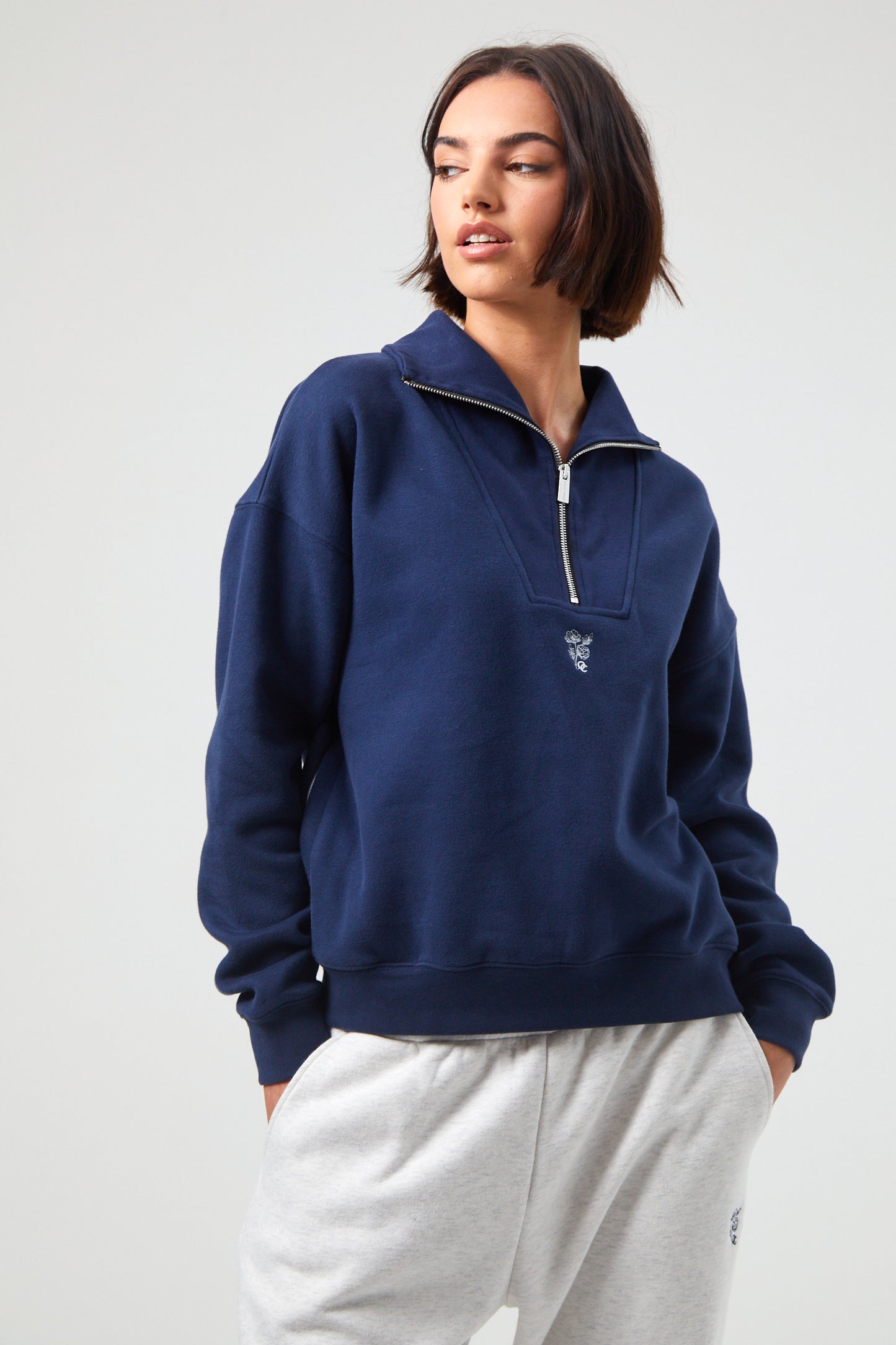 Synchronicity Half Zip - Midnight Blue