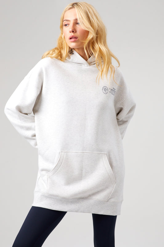 Synchronicity Hoodie - White Marl
