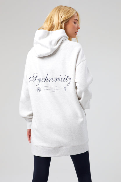 Synchronicity Hoodie - White Marl