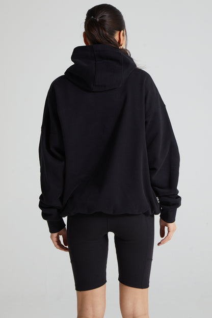 Slouchy Hoodie - Jet Black
