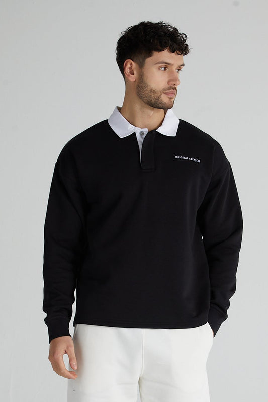 Original Rugby Shirt - Jet Black