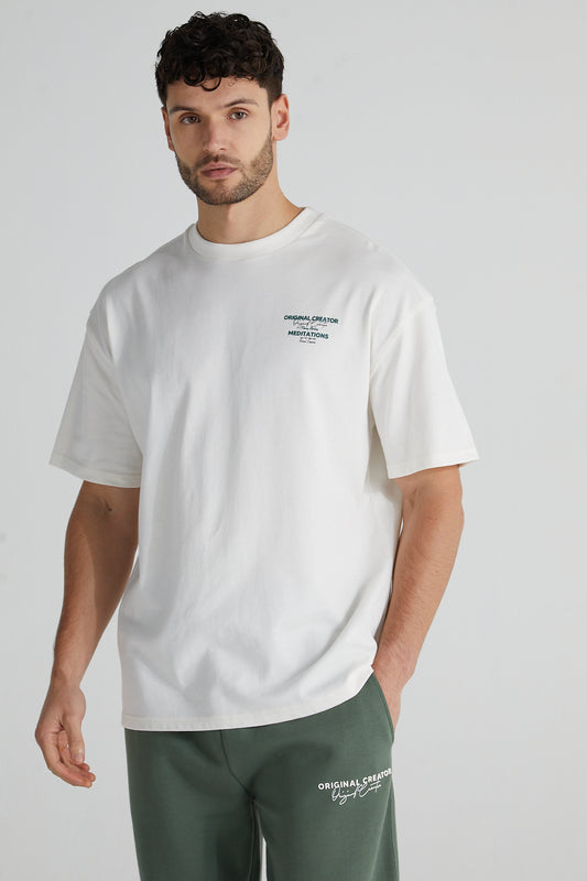 Stoic T-Shirt - Paper White