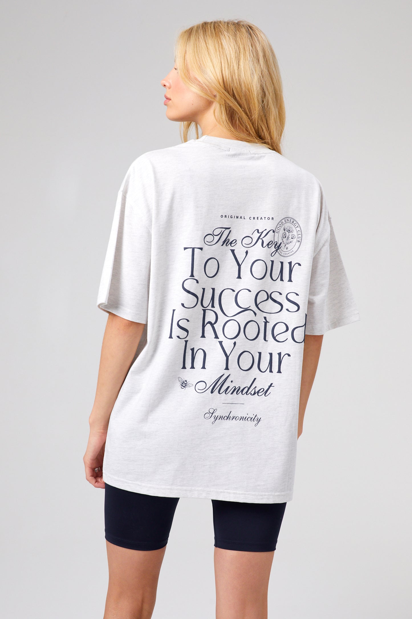 Success Mindset T-Shirt - White Marl