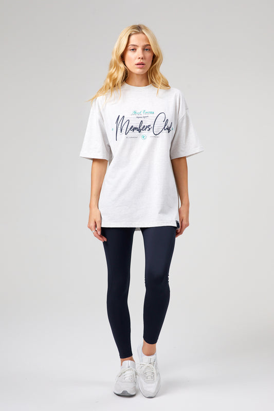 Members Club T-shirt - White Marl