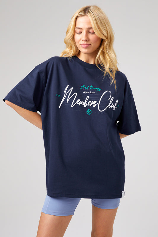 Members Club T-shirt - Midnight Blue