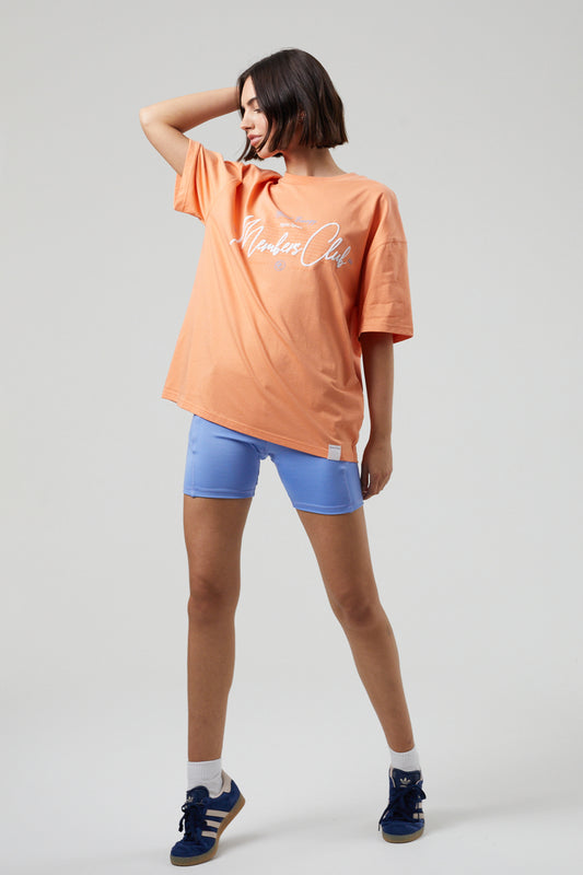 Members Club T-shirt - Coral Silk