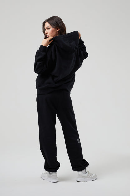 Joy Zip Hoodie - Jet Black