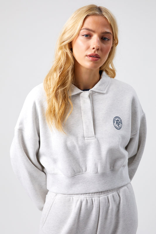 Flower Crop Rugby - White Marl