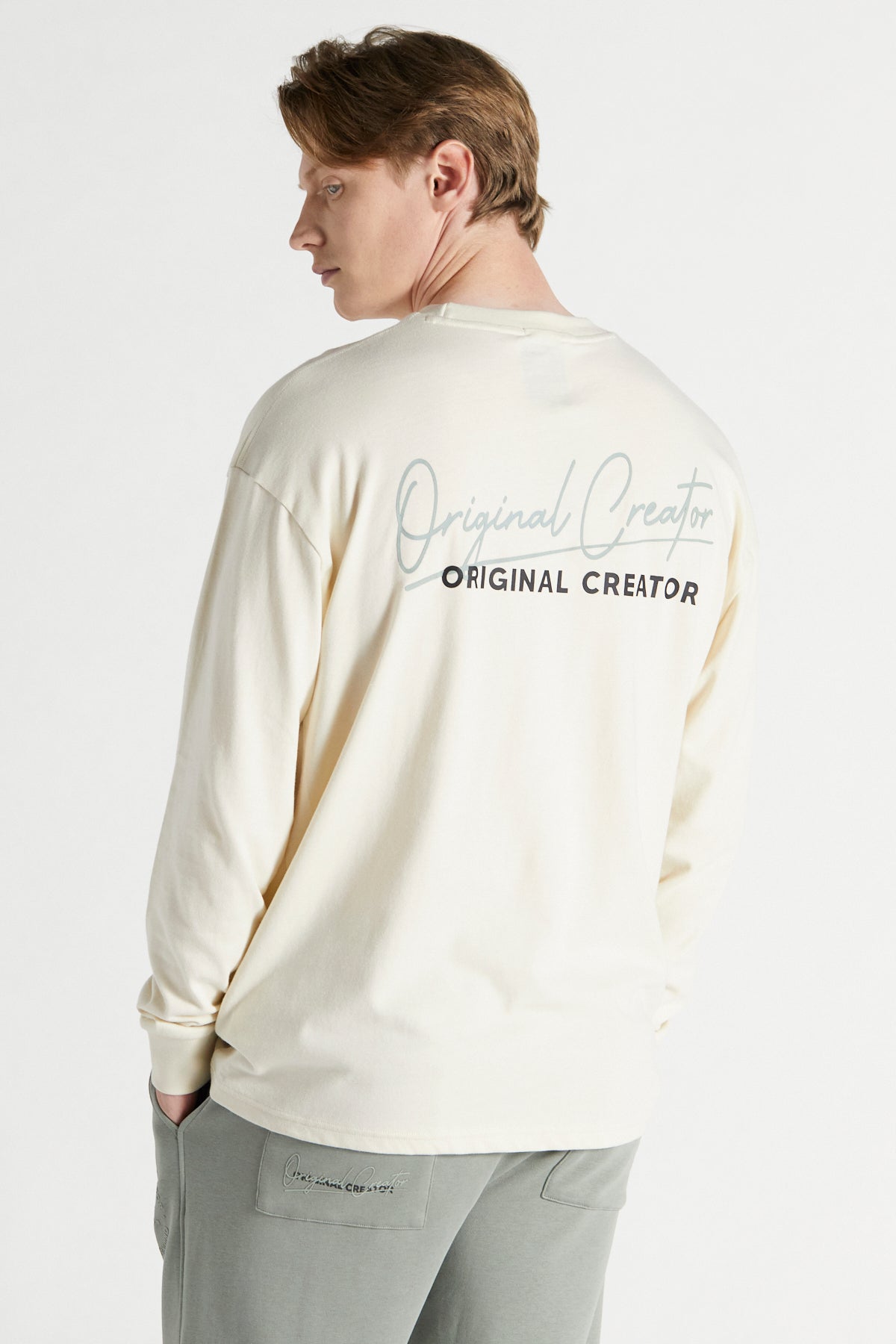 Scripture Long Sleeve T-shirt - Off White