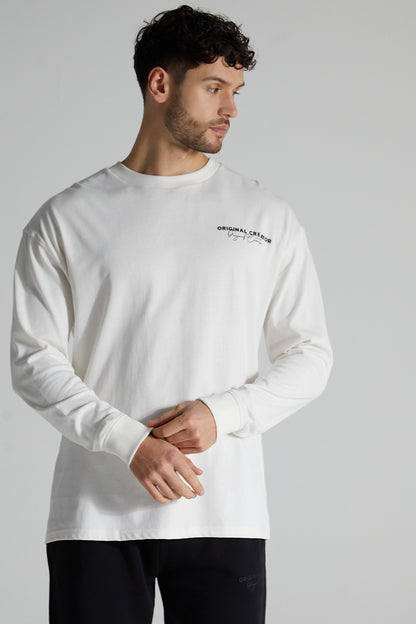 Original Long Sleeve T-Shirt - Paper White