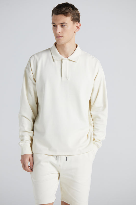 Long Sleeve Polo Shirt 2.0 - Off White