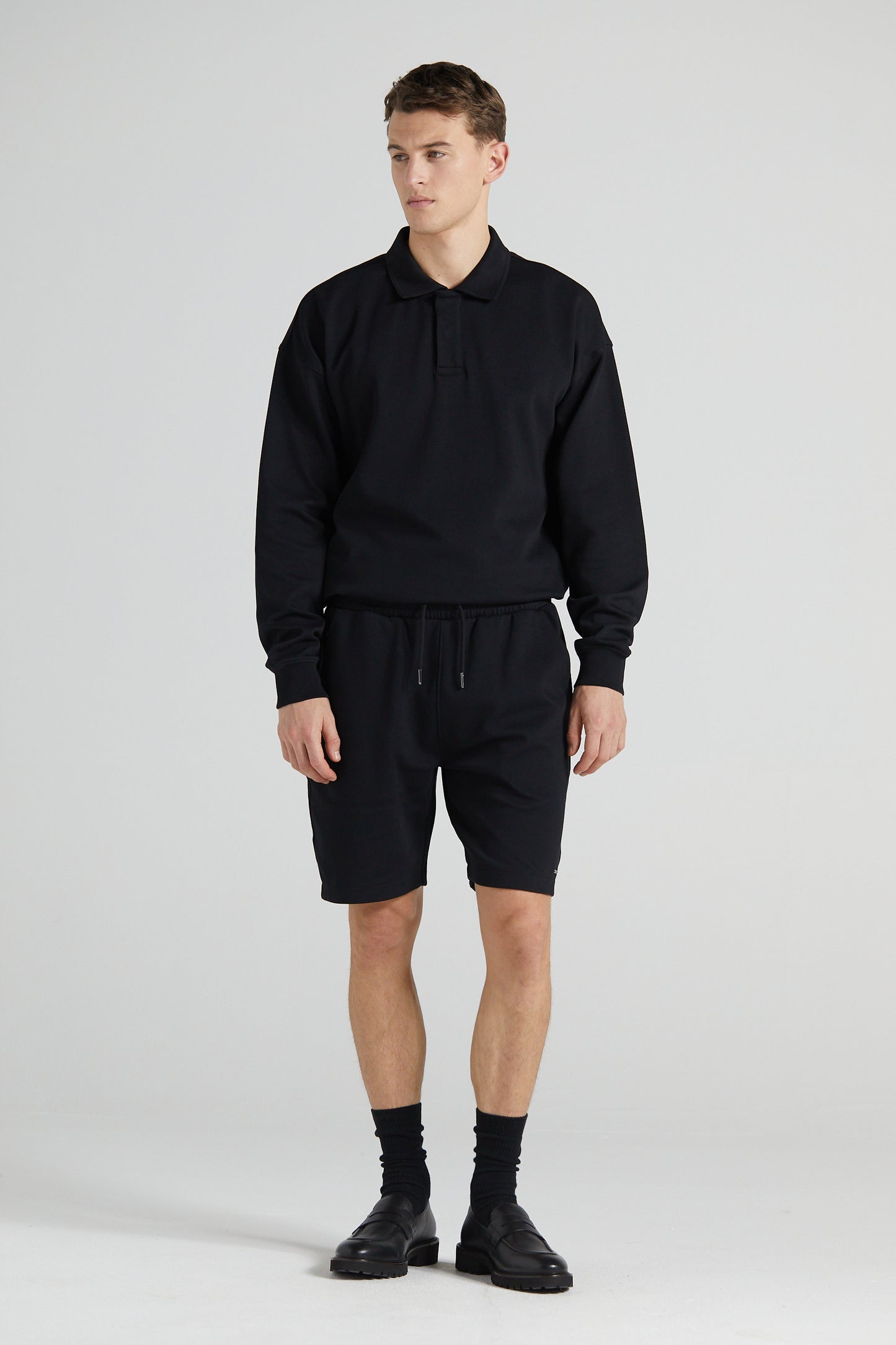 Smart Travel Shorts - Jet Black