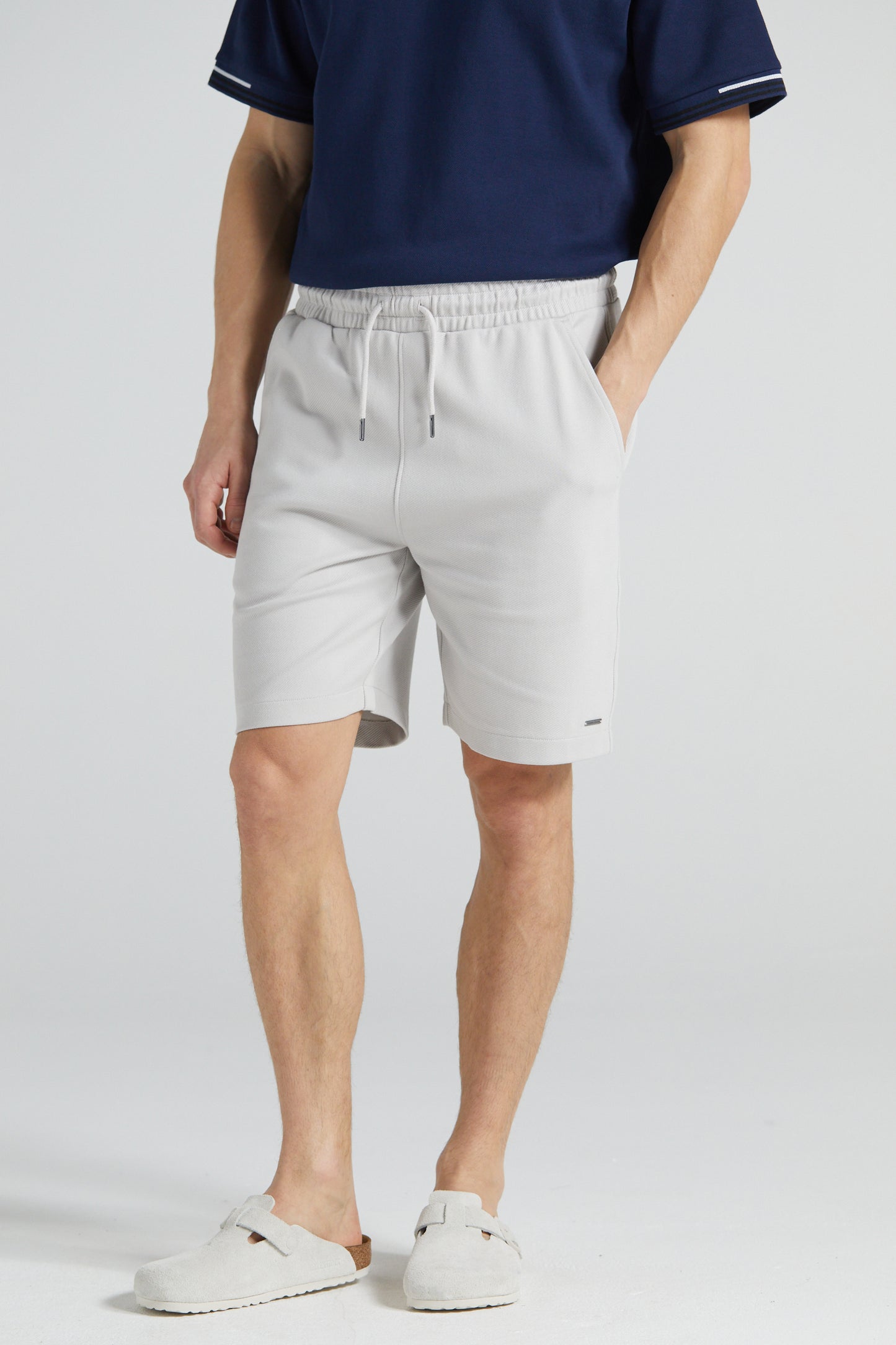 Smart Travel Shorts - Steel Grey