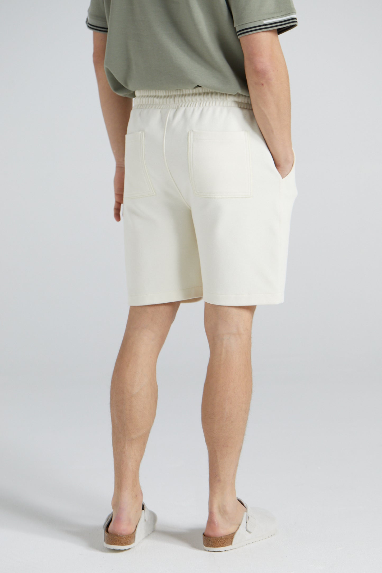 Smart Travel Shorts - Off White