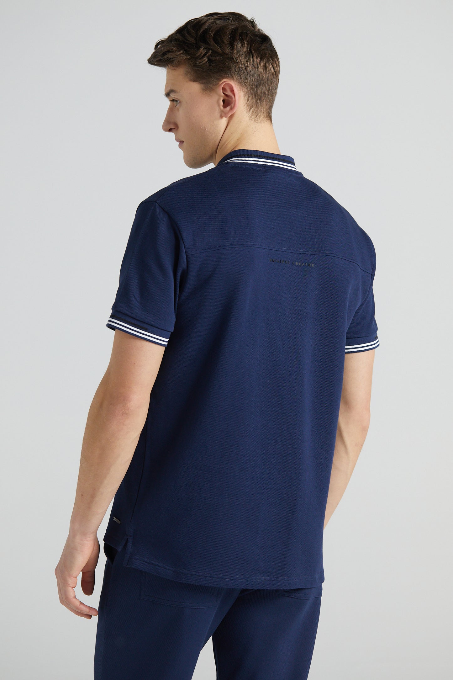 Essential Pique Polo Shirt - Midnight Blue