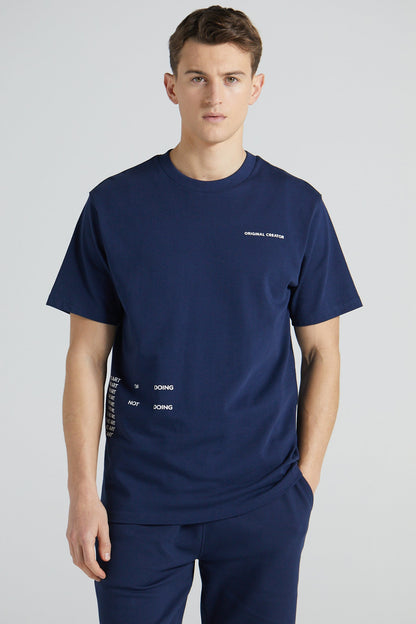 Wu Wei T-shirt - Midnight Blue