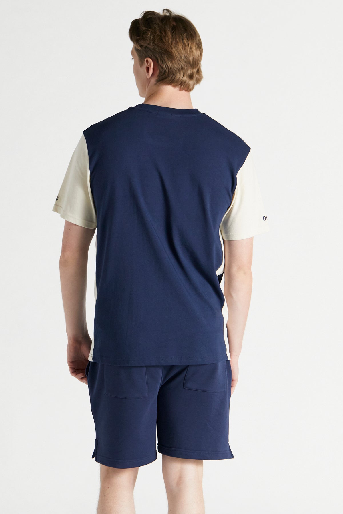 Colour Block T-shirt - Midnight Blue