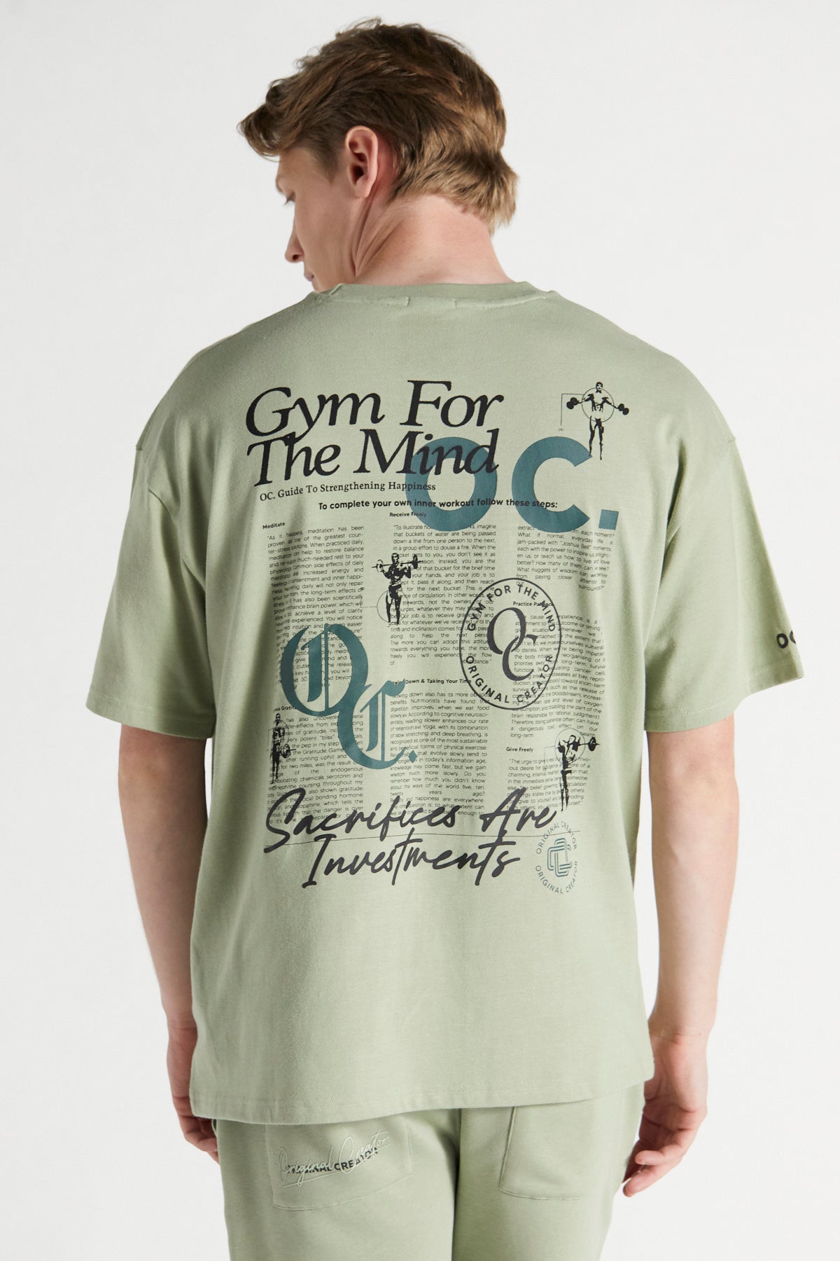GYM T-shirt - Laurel Green