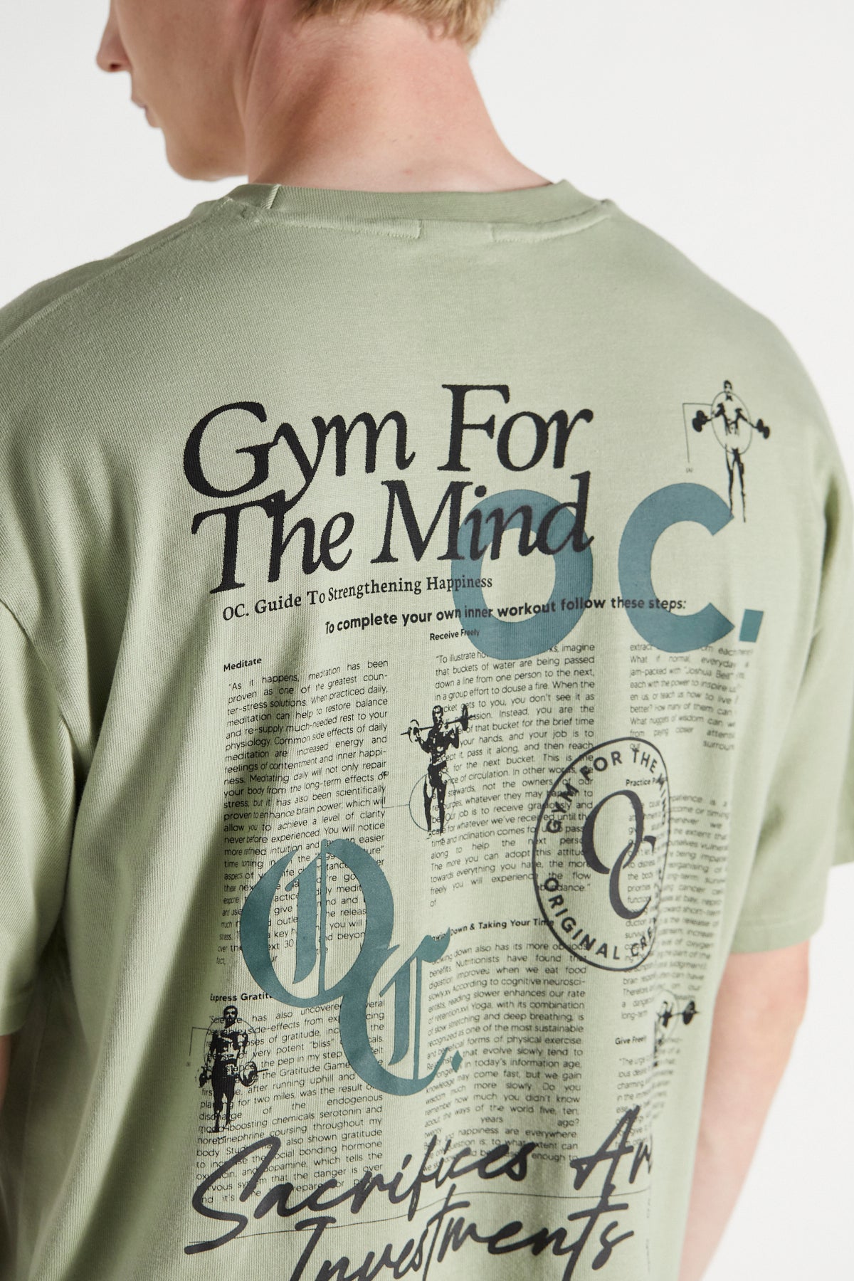 GYM T-shirt - Laurel Green