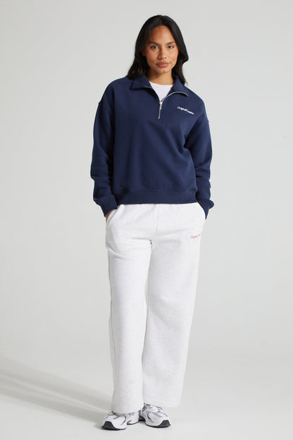 Classic Half Zip - Midnight Blue
