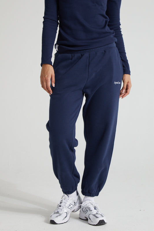 Classic Cuffed Joggers - Midnight Blue