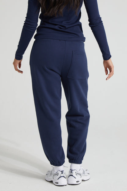 Classic Cuffed Joggers - Midnight Blue