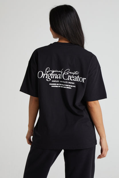 Creator T-Shirt - Jet Black