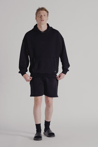 Gothic Hoodie - Jet Black