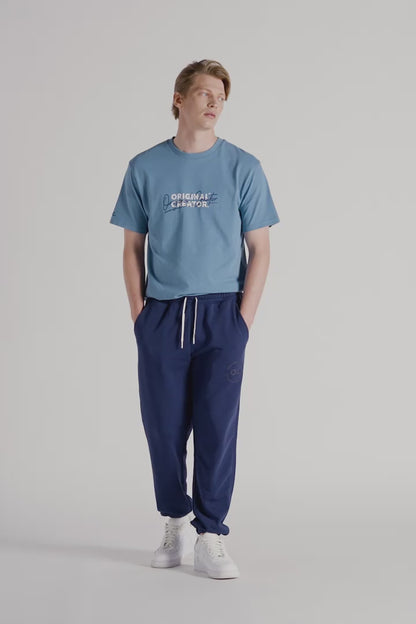 Scripture Joggers - Midnight Blue