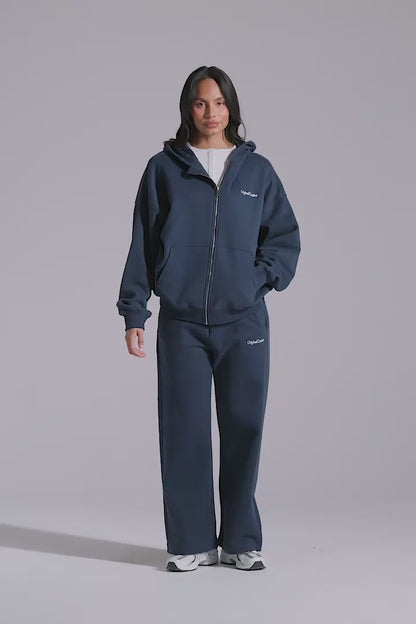 Comfort Zip Hoodie - Midnight Blue