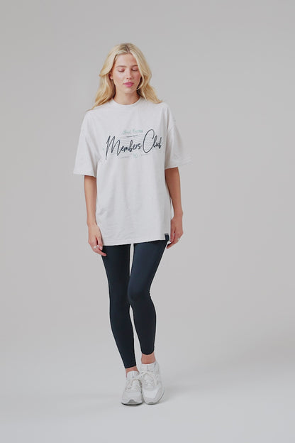Members Club T-shirt - White Marl
