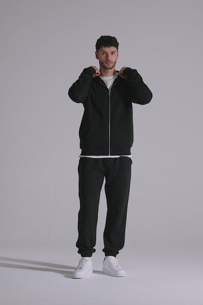 Original Zip Hoodie - Jet Black