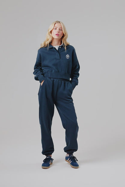 Flower Crop Rugby - Midnight Blue