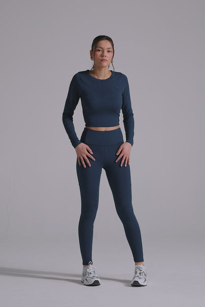 Contour Leggings- Midnight Blue