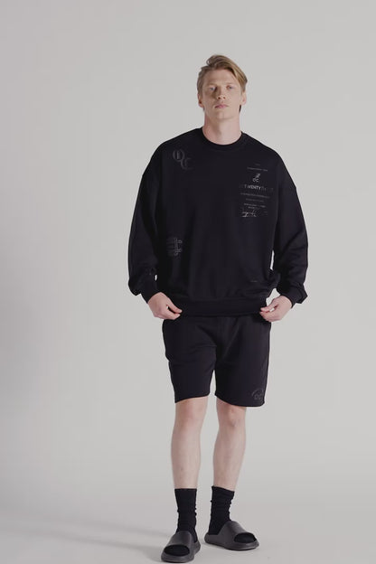 Health Club Sweatshirt - Jet Black