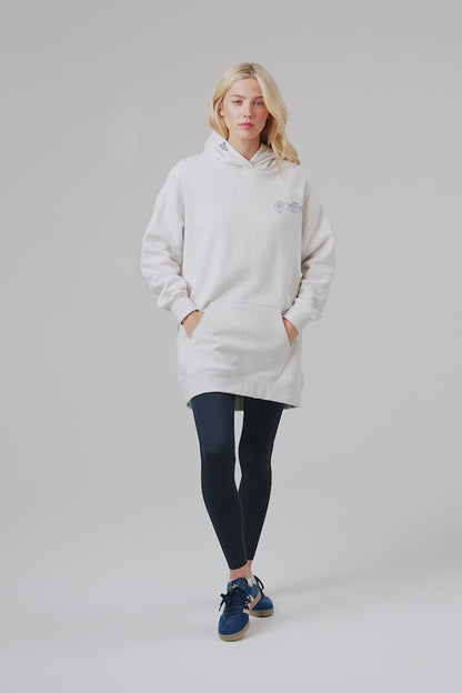 Synchronicity Hoodie - White Marl